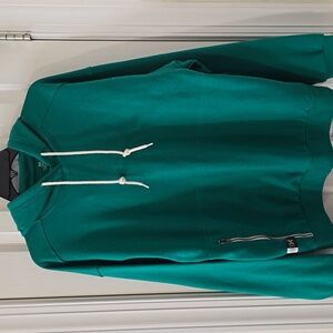 XERSION BRAND MEN'S WARM GREEN PULLOVER HOODIE SIZE MEDIUM